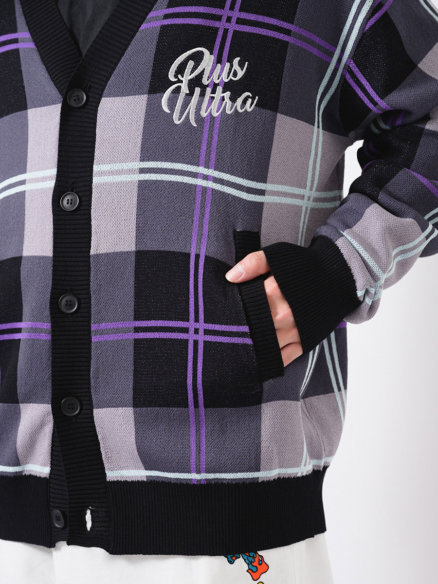 総柄ビッグニットカーディガン メンズ ビッグシルエット オーバーサイズ ストリート系 韓国ファッション 韓国系 RE730 セブンサーティー | RE730 | 18