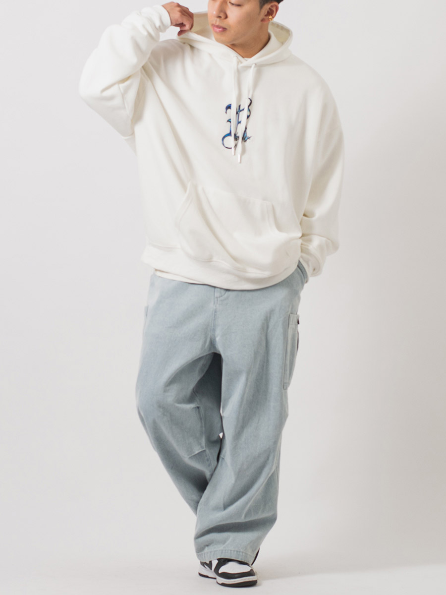 ビッグロゴプルパーカー メンズ ビッグシルエット オーバーサイズ ストリート系 韓国ファッション 韓国系 RE730 セブンサーティー | RE730 | 05