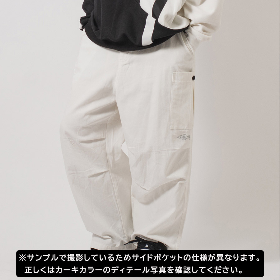 バルーンカーゴパンツ ワイドパンツ メンズ ストリート系 韓国ファッション 韓国系 RE730 セブンサーティー | RE730 | 01