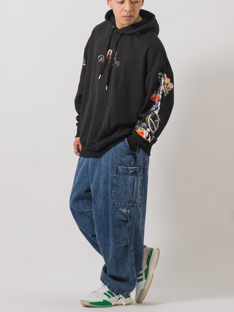 バルーンカーゴパンツ ワイドパンツ メンズ ストリート系 韓国ファッション 韓国系 RE730 セブンサーティー | RE730 | 13