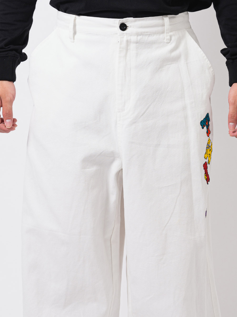 サガラワッペンバルーンパンツ ワイドパンツ メンズ ストリート系 韓国ファッション 韓国系 RE730 セブンサーティー | RE730 | 17