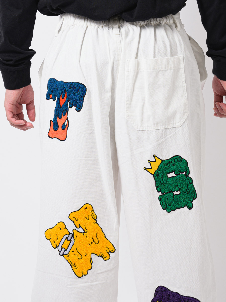 サガラワッペンバルーンパンツ ワイドパンツ メンズ ストリート系 韓国ファッション 韓国系 RE730 セブンサーティー | RE730 | 19