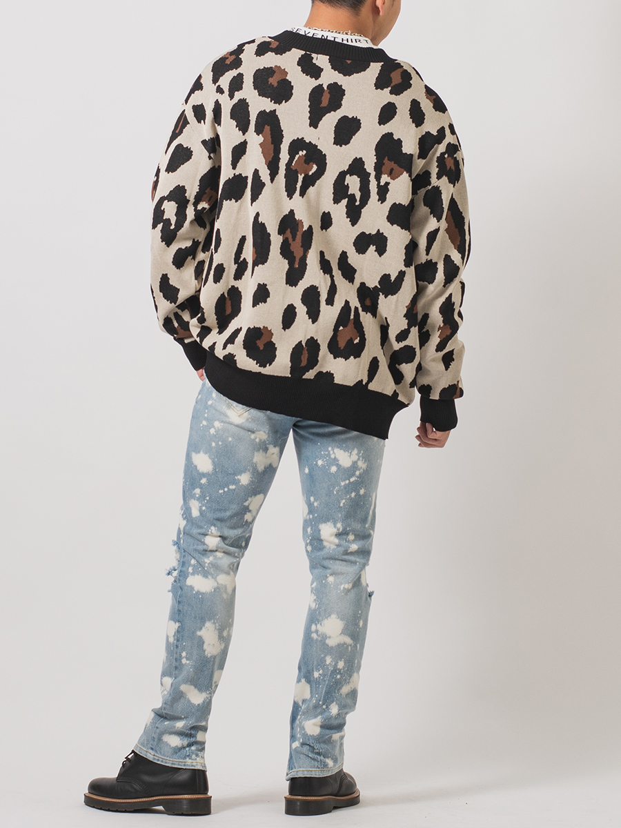 クラッシュブリーチスリムパンツ メンズ ストリート系 韓国ファッション 韓国系 RE730 セブンサーティー | RE730 | 07