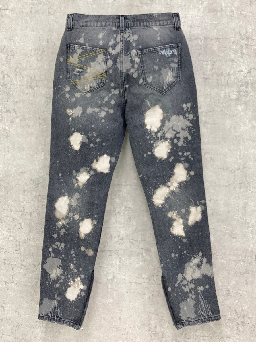 クラッシュブリーチスリムパンツ メンズ ストリート系 韓国ファッション 韓国系 RE730 セブンサーティー | RE730 | 13