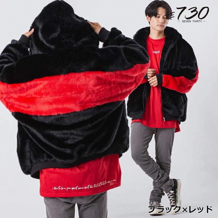 ファー パーカー ジャケット メンズ ビッグシルエット ストリート 韓国ファッション ホワイト ピンク ブラック ワイン グレー他 白 黒 赤 M L  XL :BE82504:メンズジャケット・バッグ(鞄)のHK 通販 
