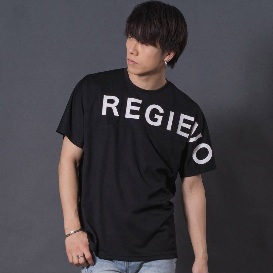 ハニカムメッシュTシャツ メンズ ストレッチ性 シンプル アウトドア スポーティ ホワイト イエロー ブラック 白 黄 黒 M L XL REGIEVO レジエボ | REGIEVO | 03