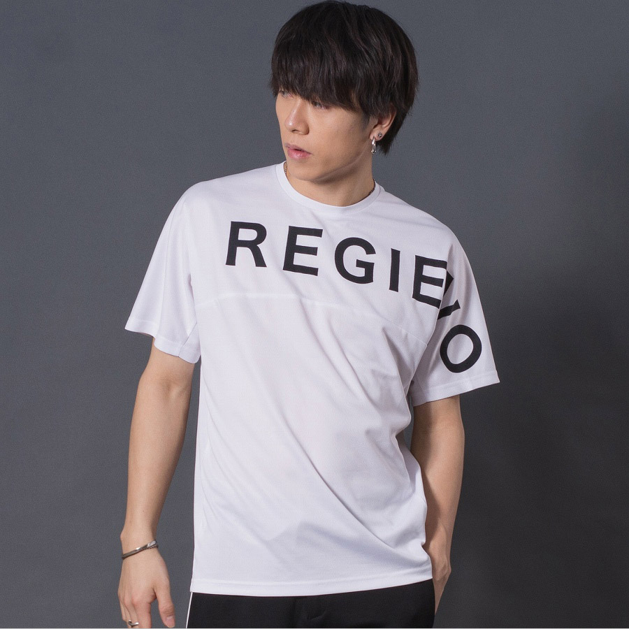 ハニカムメッシュTシャツ メンズ ストレッチ性 シンプル アウトドア スポーティ ホワイト イエロー ブラック 白 黄 黒 M L XL REGIEVO レジエボ | REGIEVO | 01