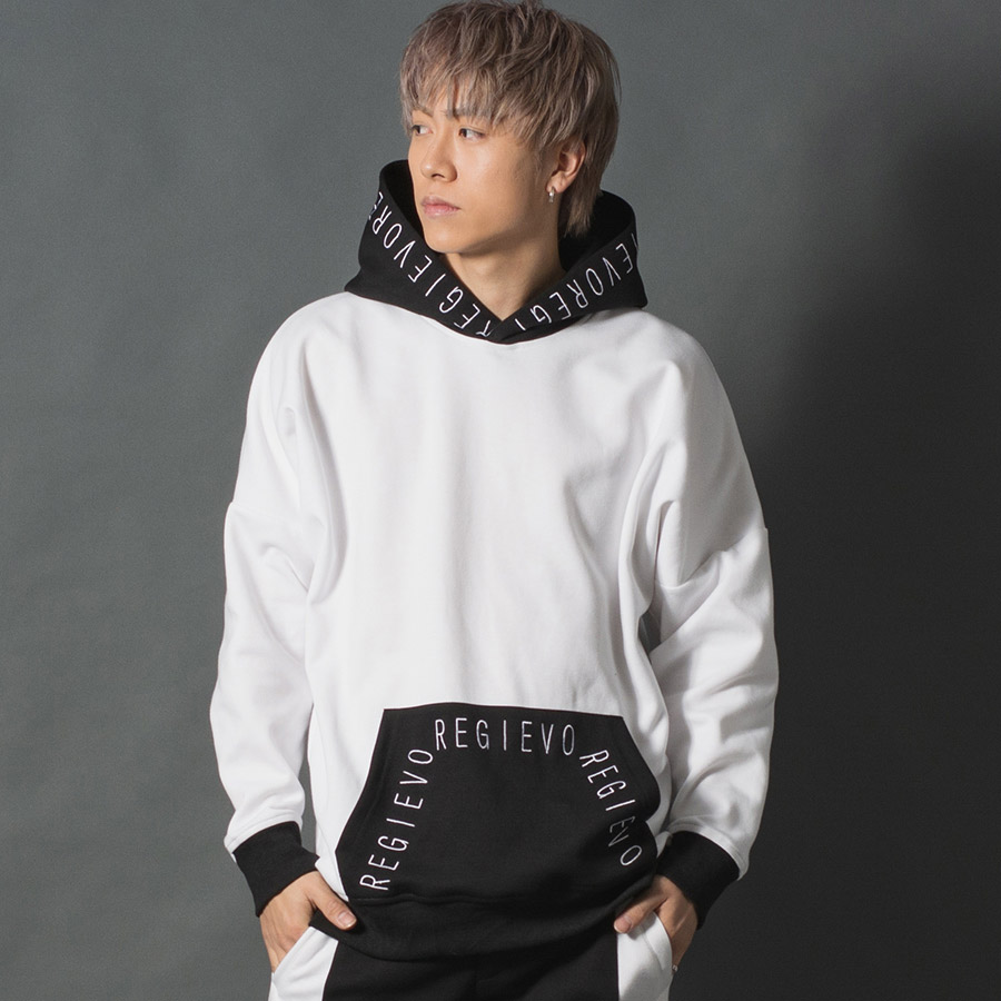 バイカラープルパーカー | REGIEVO | 01