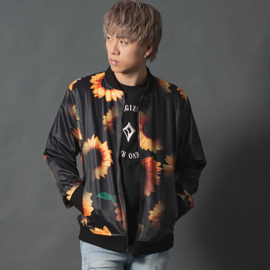 花柄プリントMA-1 | REGIEVO | 01