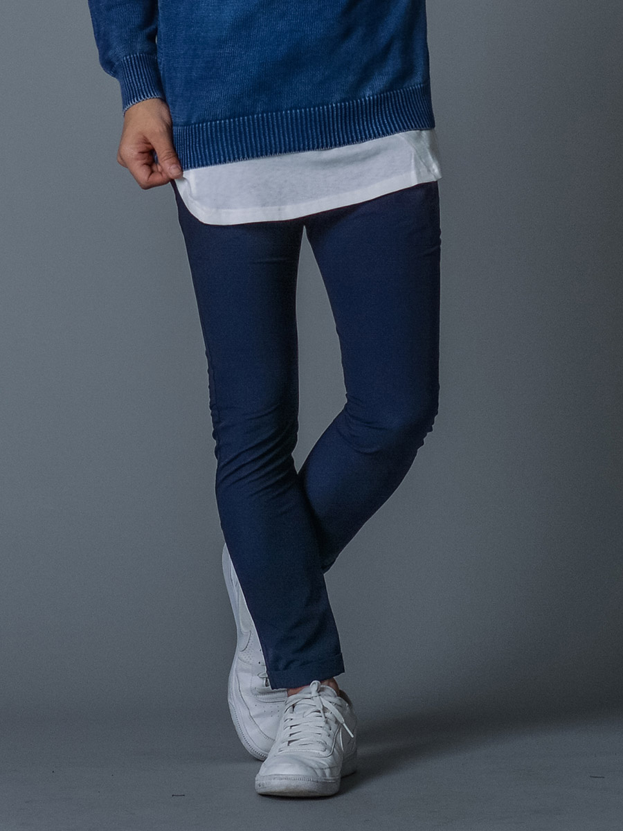 ジョガーパンツ メンズ スリム スポーツ グレー ネイビー ブラック 紺 黒 S M L XL 2L 29 30 31 32 イージー ストレッチ 春夏 秋冬 REGIEVO レジエボ 85103 | REGIEVO | 02