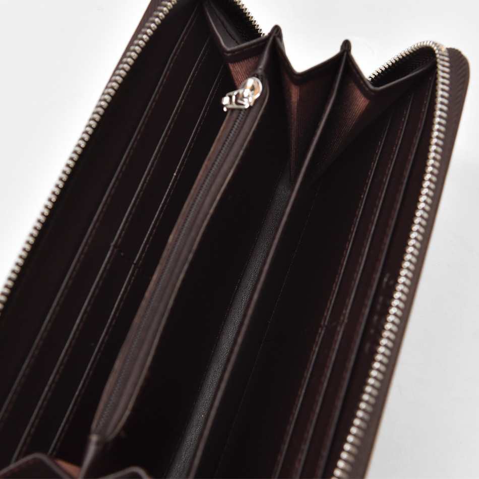 長財布 メンズ 本革 牛革 ブラック ブラウン 黒 茶 春 夏 秋 冬 ウォレット レザー W0001 | sacro | 08