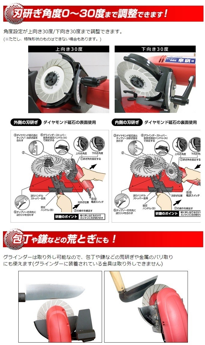 ニシガキ チップソー 草刈機 替刃 早研ぎ N-845 草刈り機 研磨機 刈