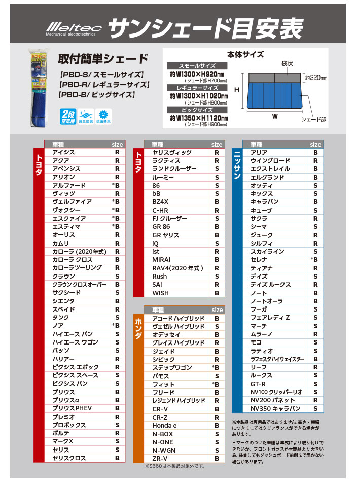 サンシェード 車日よけ 取付簡単シェード 135×112cm 日除け フロント