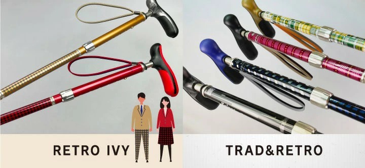 SINANO シナノ ネオクラシカル折り畳み杖 杖 ステッキ ［折り畳み