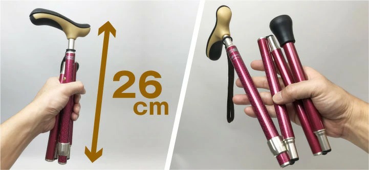 SINANO シナノ ネオクラシカル折り畳み杖 杖 ステッキ ［折り畳み