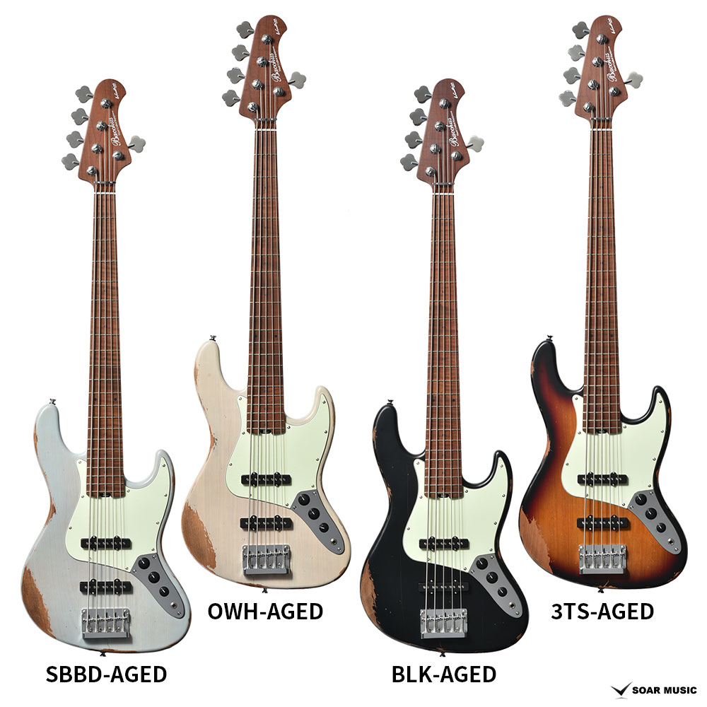 Bacchus（バッカス） WL5-AGED/RSM 5弦 エレキベース エイジド加工
