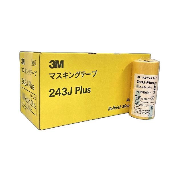 再値下げ3M マスキングテープ 243J Plus 80巻×2箱=160巻 3M 243J Plus マスキングテープ 15mm×18M 80巻入 小箱 : SSペイント