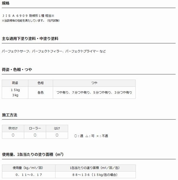 日本ペイント ファインパーフェクトトップ 色：ND-010 15kg（一斗缶サイズ） :np-0002:SSペイント - 通販 -  Yahoo!ショッピング 塗料、塗装 | energostan.kz