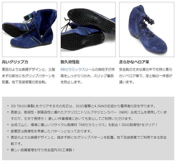 GOOSKY S1 (青)新品です 青木産業 青木の安全靴ZR-21シリーズ Nブルー/黄 : 作業屋やまほ