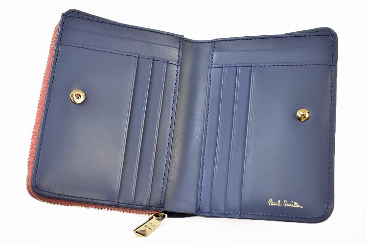 [美品] Paul Smith ポールスミス　二つ折り　ラウンド財布 Paul Smith ポールスミス 二つ折り財布 二つ折り 財布