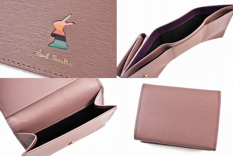 ポールスミス　三つ折り財布　ミニ財布　美品！ Paul Smith（ポール・スミス） ミニ財布 三つ折り 財布 コンパクト
