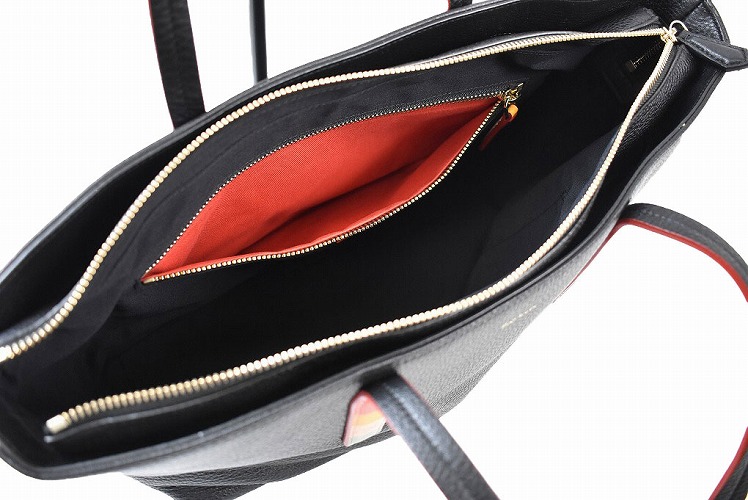 Paul Smith ハンドバッグ 本革 ブラック レディース N99010 Paul Smith ハンドバッグ 本革 ブラック レディース N99010 バッグ