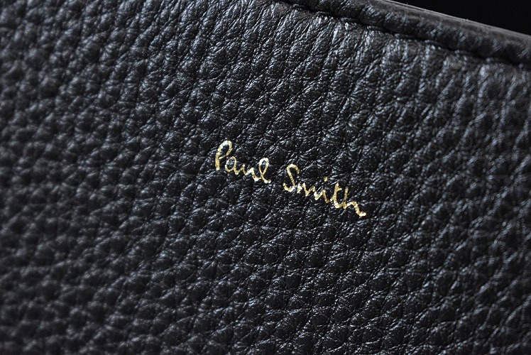 【美品】ポールスミス レザー 羊革 アーティストストライプ　カシミヤ Paul Smith レディース トートバッグ ポールスミス ブランド