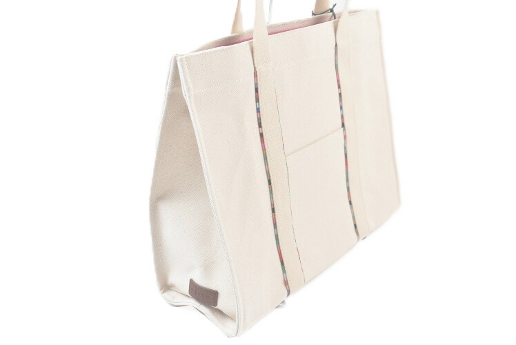 【未使用】Paul Smith キャンバス トートバック　値段交渉可　おまけ付き Paul Smith - Paul Smith ポールスミス トートバッグ マルチ
