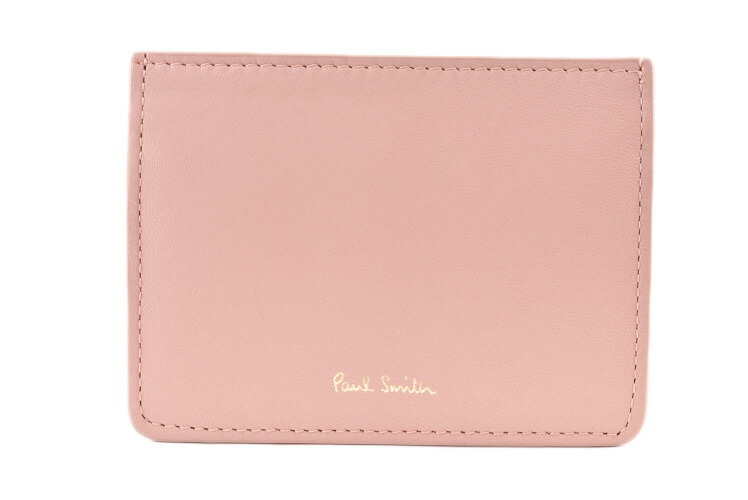 【新品】ポールスミス✨インセットクロスオーバーストライプ 長財布 ピンク かぶせ ポールスミス Paul Smith レディース 財布 クロスオーバー