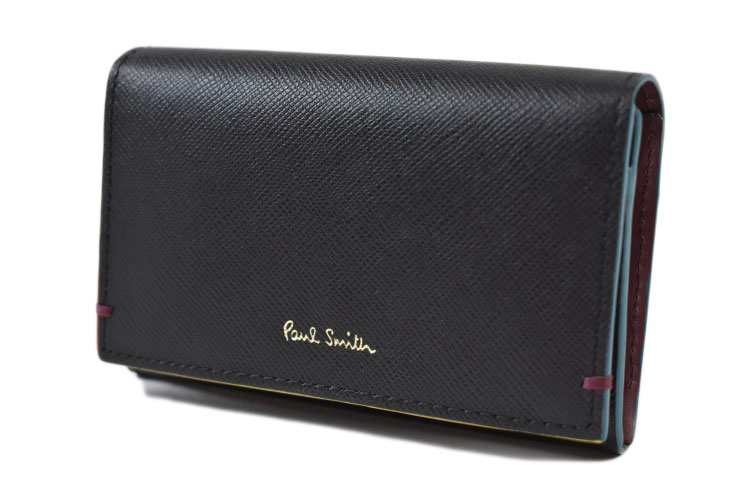 PaulSmith ポールスミス 名刺入 PWD542 黒 ブラック Paul Smith ポールスミス カードケース 名刺入れ レディース