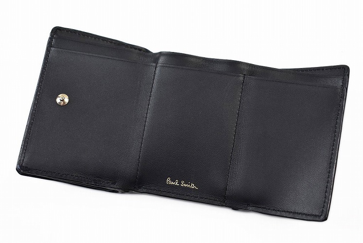 Paul Smith（ポール・スミス） ミニ財布 三つ折り 財布 コンパクト