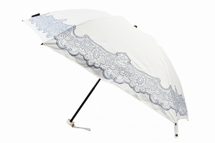 アナスイ 日傘 折りたたみ 傘 レディース ANNA SUI フラワー 刺繍