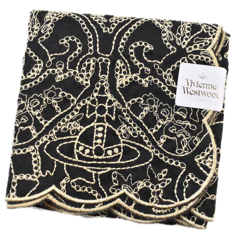 【vivienne westwood 】新品♡きのこ　刺繍　 大判　ハンカチ 楽天市場】ヴィヴィアンウエストウッド（レディースハンカチ