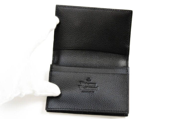 Vivienne Westwood EXECUTIVE 名刺入れ ブラック 名刺入れ レディース 本革 ブランド ヴィヴィアン ウエストウッド
