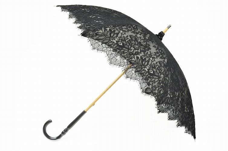 送料無料 銀座和光 日傘 傘 レディース WAKO フラワー × レース 刺繍 