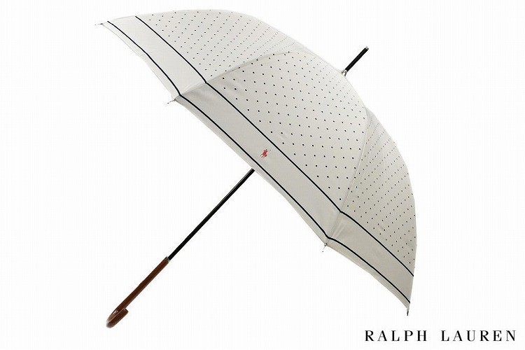 【希少】RALPH LAUREN ラルフローレン 日傘 籐持ち手 フリル 白 希少】RALPH LAUREN ラルフローレン 日傘 籐持ち手 フリル 白