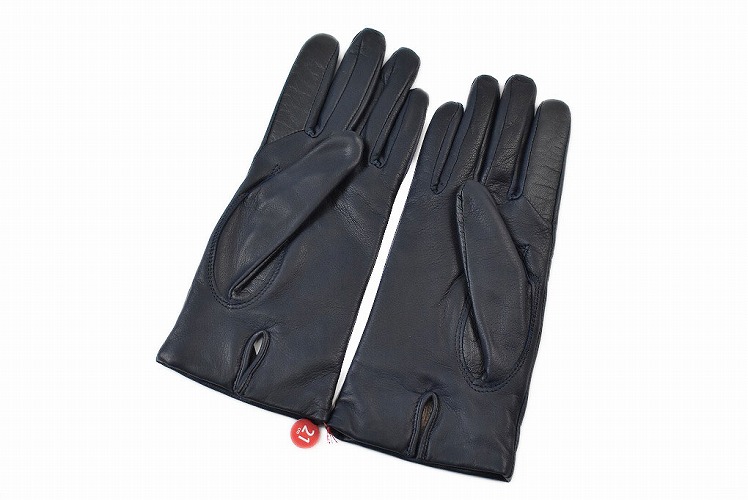 限定値下げ　ランバンオンブルー 黒 羊革手袋　21 新品タグ付き cuore777_28-q7150