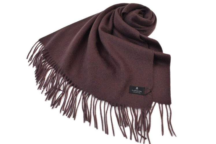 LANVIN COLLECTION ランバン コレクション 大判 マフラー ストール