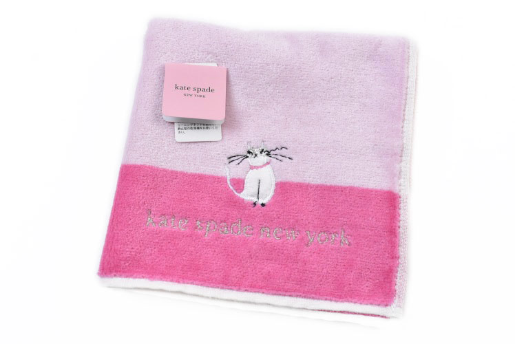 kate spade NEW YORK タオルハンカチ 1枚 ケイト スペード