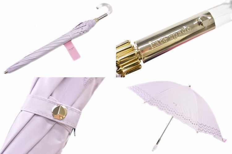 新品 未使用品❤️ケイトスペード晴雨兼用折りたたみ傘 日傘 kate spade NEW YORK 日傘 折りたたみ 傘 ケイトスペード