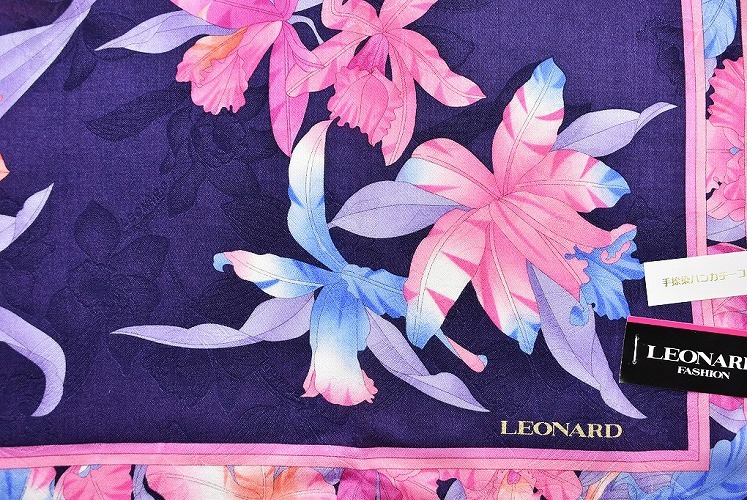 【訳あり】LEONARD レオナール シルク混 ロングジレ レディース М 訳あり】LEONARD レオナール シルク混 ロングジレ レディース М