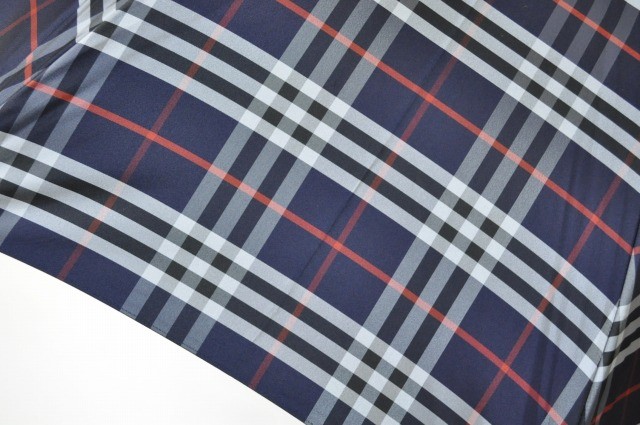 BURBERRY❦紺色 長傘 美品 BURBERRY❦紺色 長傘 美品 BURBERRY（ブルー・ネイビー/青色系