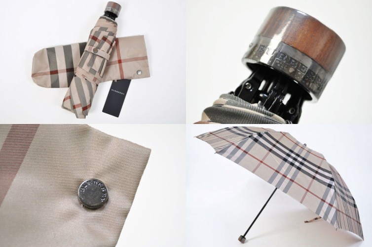 BURBERRY バーバリー 雨傘 メンズ 折りたたみ ノバチェック