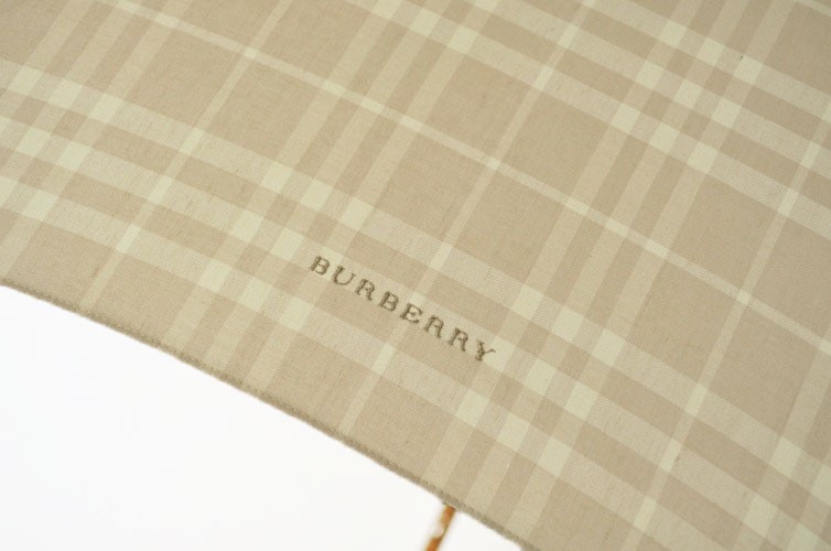 BURBERRY 長傘 紳士 茶ブラウン チェック バーバリー メンズ BURBERRY 長傘 紳士 茶ブラウン チェック バーバリー メンズ