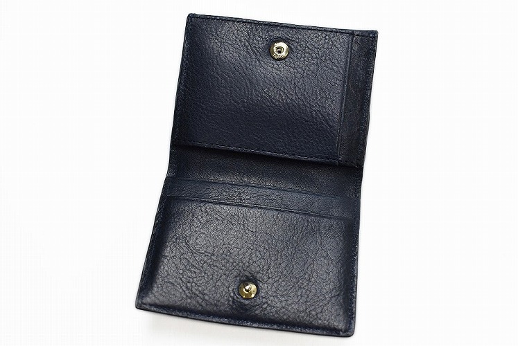 【未使用 限定品】ポールスミス レザー 二つ折り財布 ネイビー Paul Smith ポールスミス 二つ折り 財布 コンパクト ミニ財布