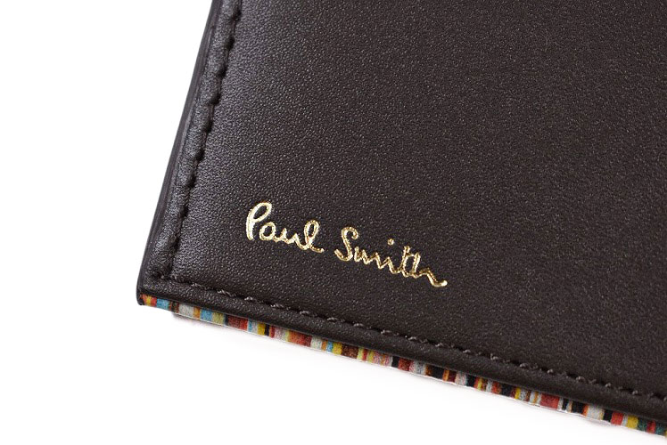 新品　ポールスミス フォールデットエッジ　被せ長財布　ブラウン Amazon | [ポールスミス] 名入れ可 フォールデッドエッジ かぶせ