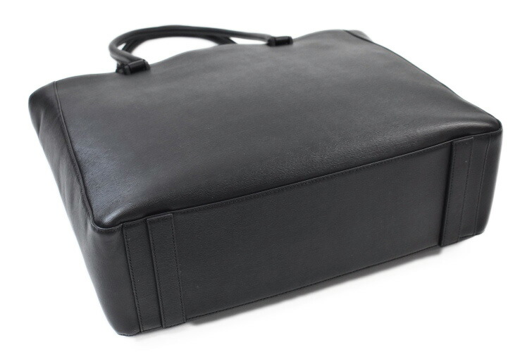 A4可✨Paul Smith ボストンバッグ オールレザー ステッチ 黒　大容量 Paul Smith ポールスミス トートバッグ a4 大きめ ファスナー