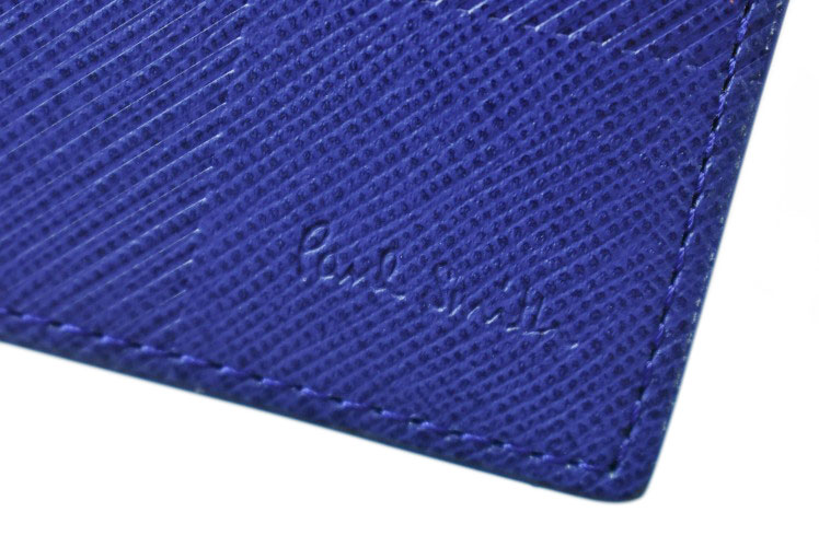 G06193 未使用品 Paul Smith チェッカーエンボス 2つ折り財布 G06193 未使用品 Paul Smith チェッカーエンボス 2つ折り財布