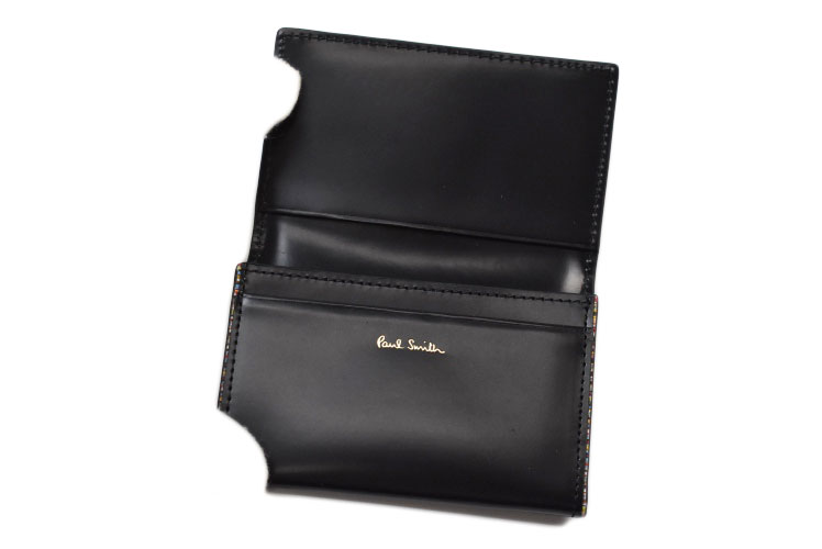 【❤️未使用品‼︎超美品‼︎】Paul Smith 黒 名刺入れ Paul Smith（ポール・スミス） 名刺入れ メンズ 50代 40代 30代 20代