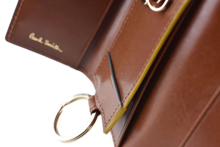 新品未使用品 ポールスミス　4連キーケース　コードバン　赤茶ボルドー色 Paul Smith（ポール・スミス） キーケース 4連 メンズ ブランド